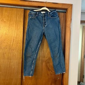 Abercrombie & Fitch Curve Love high rise mom jeans size 8